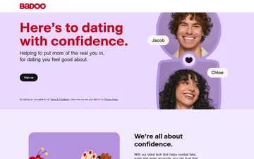 Capture d’écran du site Badoo