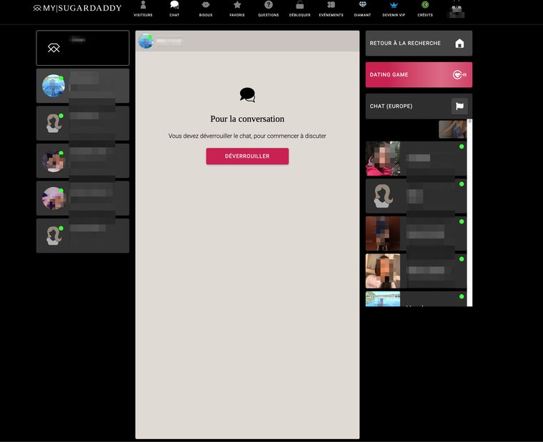 mysugardaddy messaging