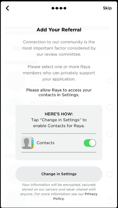 inscription raya