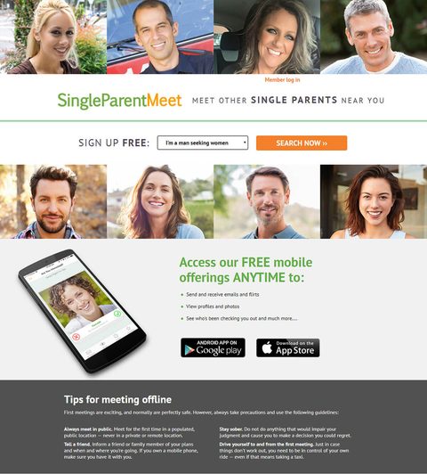 Inscription sur Single Parent Meet