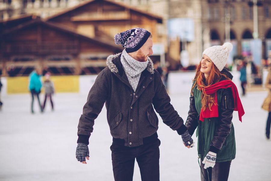 Saint Valentin Patinage Sur Glace